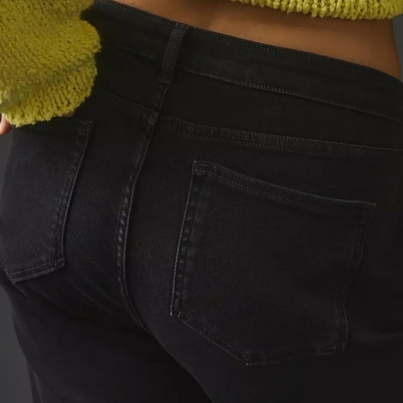 Anthropologie Pilcro Yaya Mid Rise Crop Flare Jeans 34 Tall - Picture 4 of 14